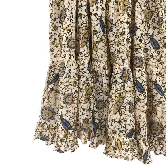 Ulla Johnson Trula Tie Shoulder Mini Dress Coverup In Citrus Size Medium - Picture 6 of 15